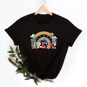 Hello Pre-K Shirt, Back To School Shirt, Kindergarten Rainbow Shirt